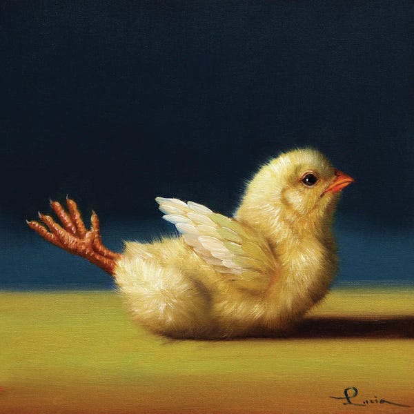 Lucia Heffernan: Yoga Chick Locust by Lucia Heffernan