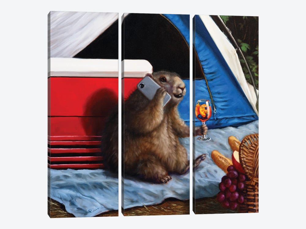When The Campers Are Away by Lucia Heffernan 3-piece Canvas Art