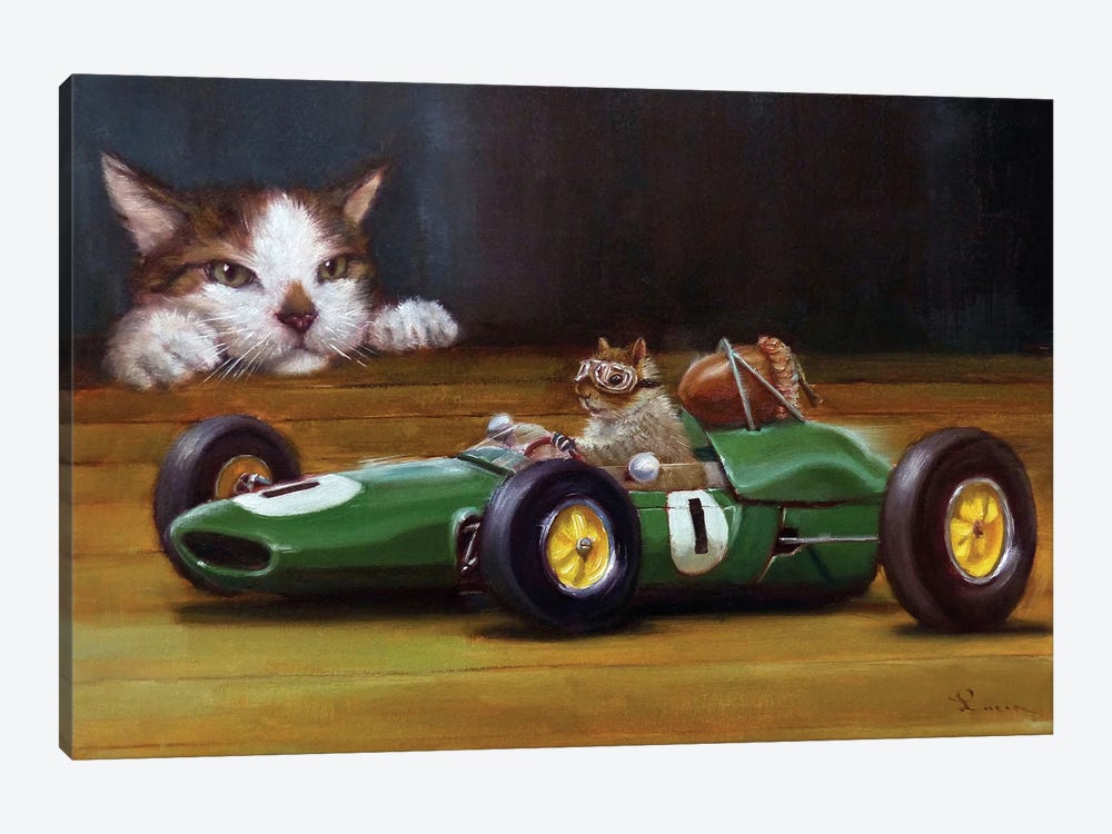 Car Nuts by Lucia Heffernan 1-piece Canvas Print
