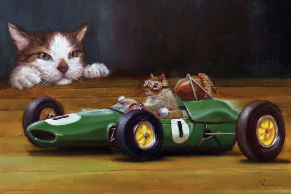 Squirrels: Car Nuts by Lucia Heffernan