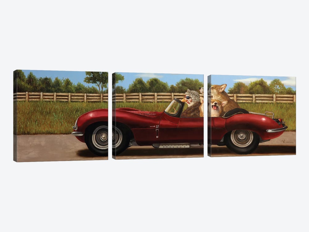 Country Drive by Lucia Heffernan 3-piece Canvas Print