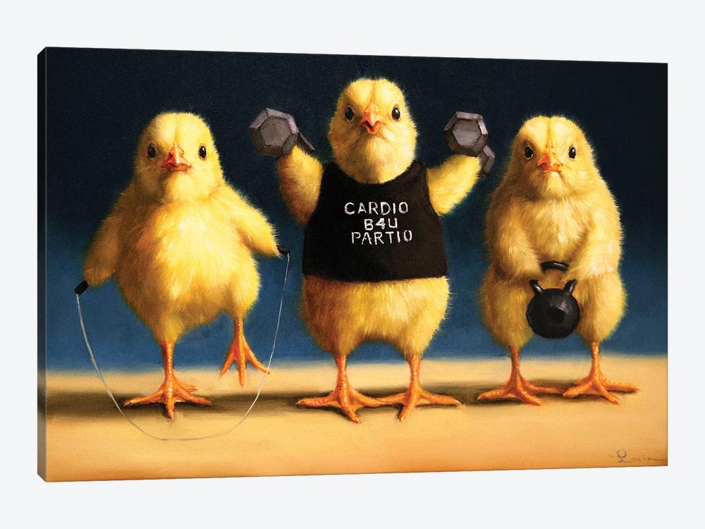 Cardio Chicks by Lucia Heffernan 1-piece Canvas Art