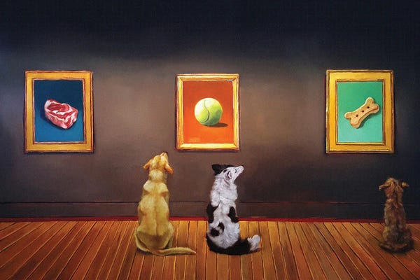 Office Humor: Dog Museum by Lucia Heffernan