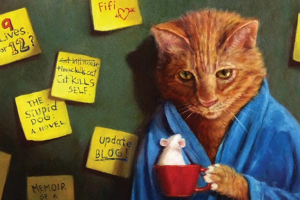 Office Humor: Writers Block by Lucia Heffernan