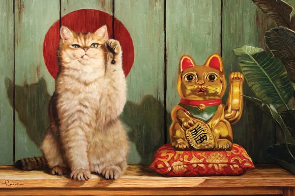 Fine Art Print: Copy Cat by Lucia Heffernan