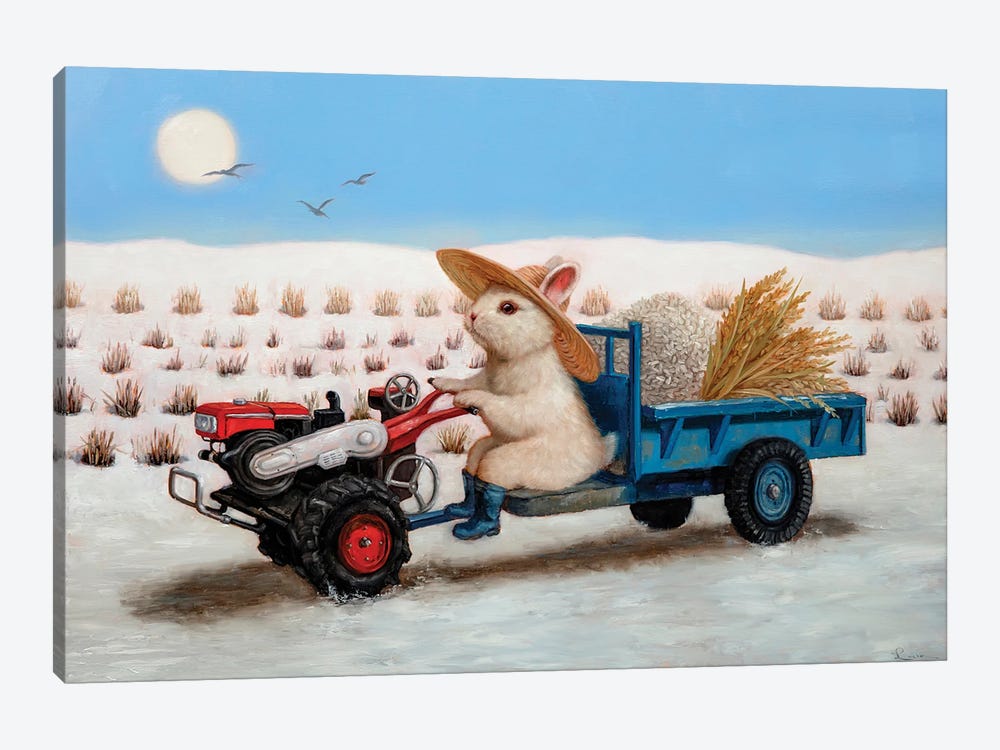 Happy Farmer by Lucia Heffernan 1-piece Canvas Art