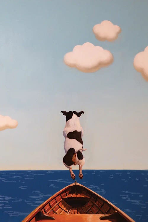 Overboard by Lucia Heffernan wall art