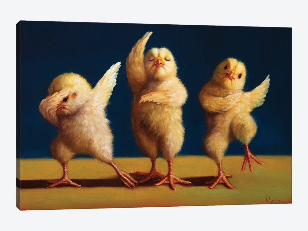 Dancer Chicks by Lucia Heffernan 1-piece Canvas Artwork