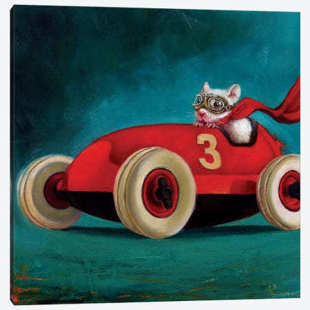 Speed Racer Canvas Print #HEF38} by Lucia Heffernan Canvas Print
