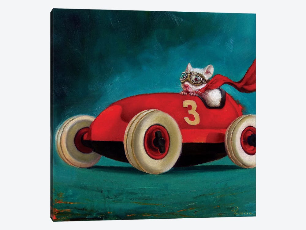 Speed Racer by Lucia Heffernan 1-piece Art Print