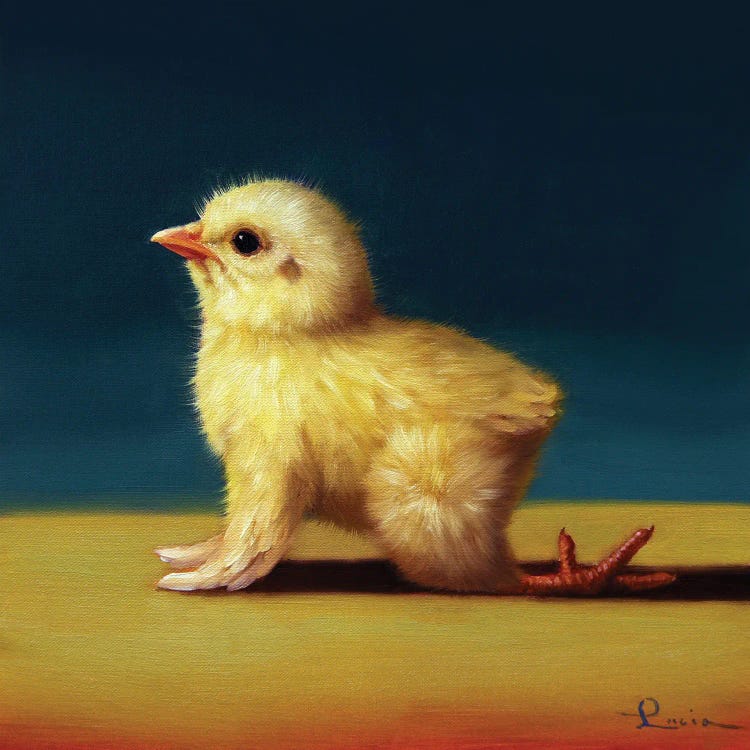 Yoga Chick Cow by Lucia Heffernan wall art