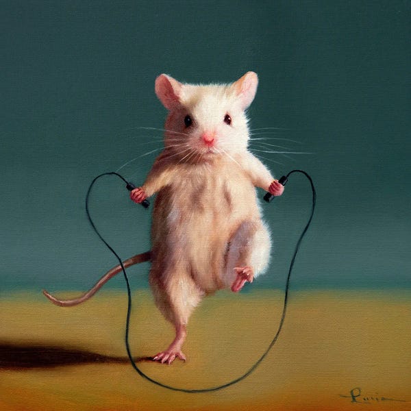 Rodents: Gym Rat Jump Rope by Lucia Heffernan