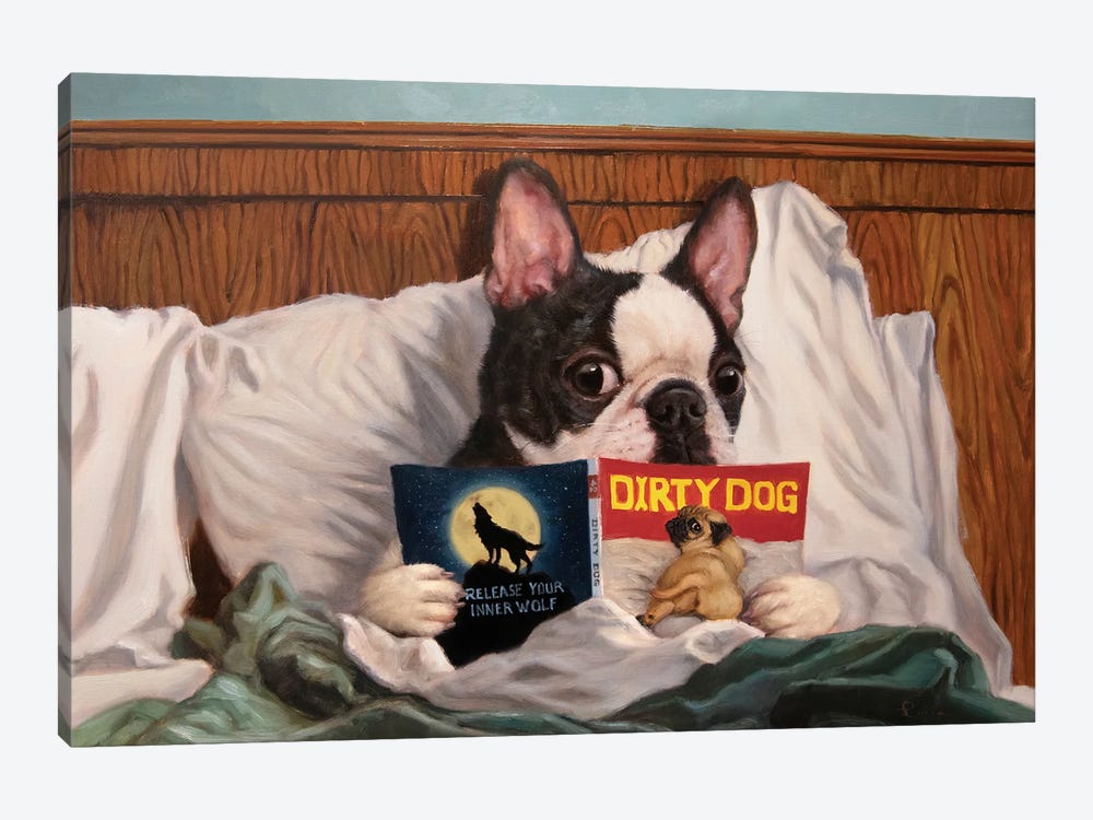 Dirty Dog by Lucia Heffernan 1-piece Canvas Print