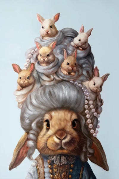 Jewelry: Full Head of Hares by Lucia Heffernan