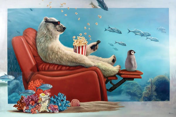 Polar Bears: Lazy Boy by Lucia Heffernan