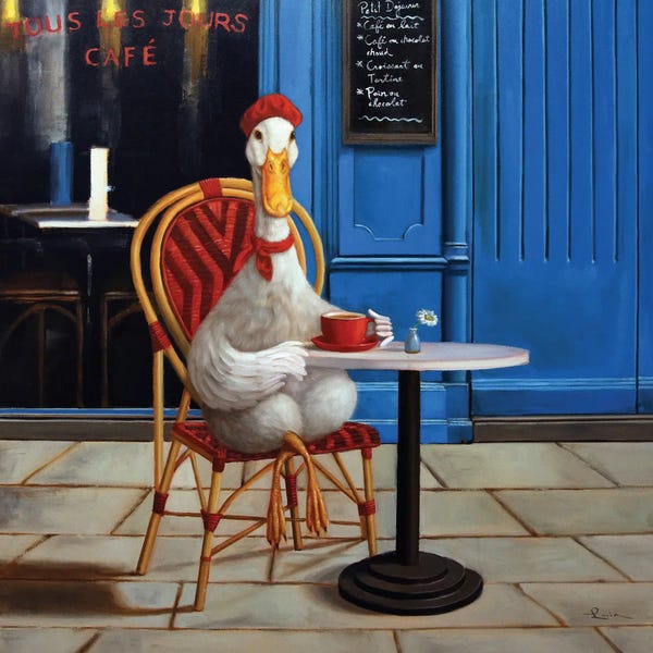 Ducks: French Press by Lucia Heffernan