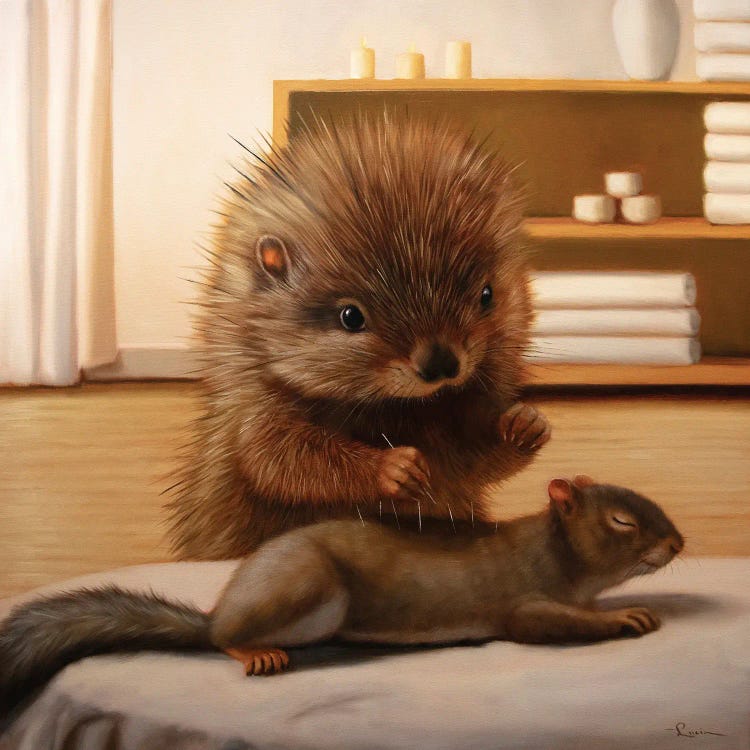 The Acupunturist by Lucia Heffernan wall art
