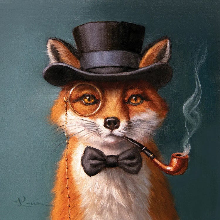 The Charming Mr. Fox by Lucia Heffernan wall art