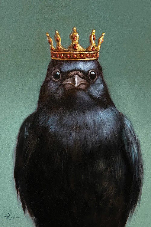 King Crow by Lucia Heffernan wall art
