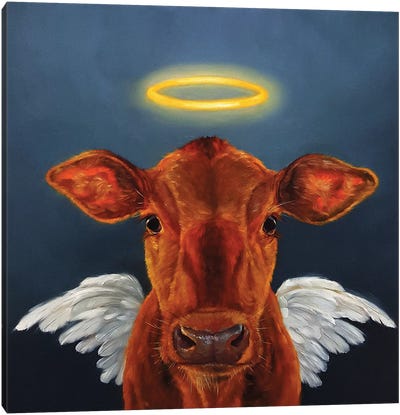 Holy Cow Canvas Art Print - Lucia Heffernan