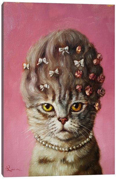 Marie Catoinette Canvas Art Print - Pet Obsessed