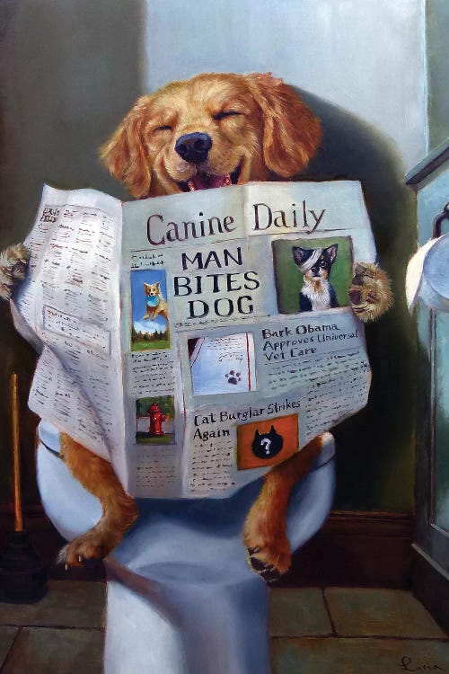 Dog Gone Funny by Lucia Heffernan wall art