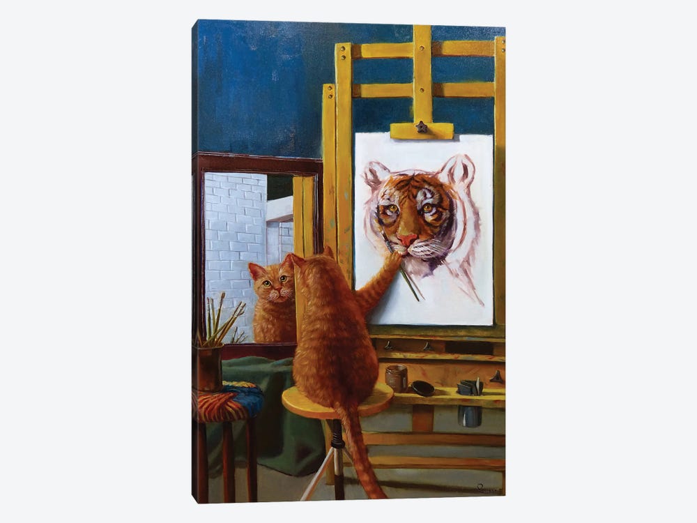 Norman Catwell 1-piece Canvas Print