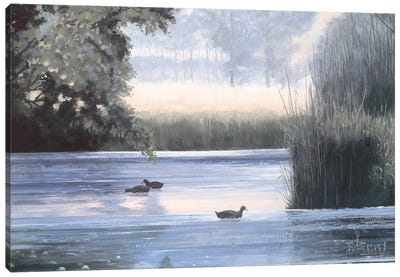 Water Base II Canvas Art Print - Lake Art