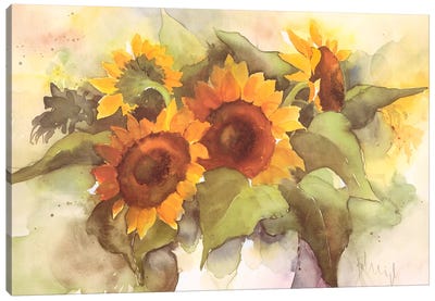 Flower Composition IV Canvas Art Print - Still Life