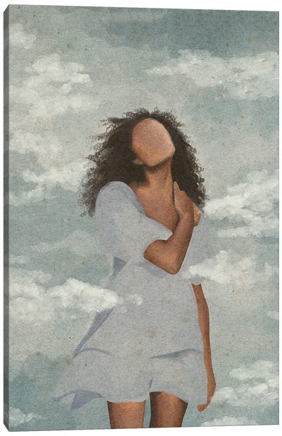 Exhale Canvas Art Print - Head in the Clouds