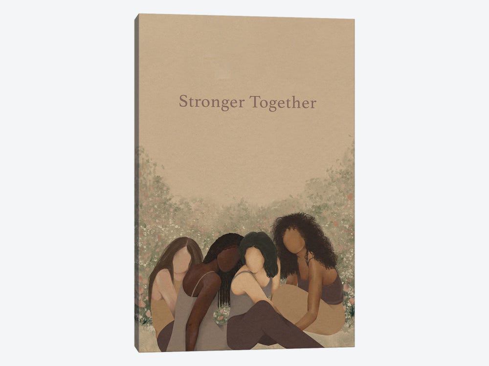 Stronger Together by Helina Ekanem 1-piece Canvas Art Print