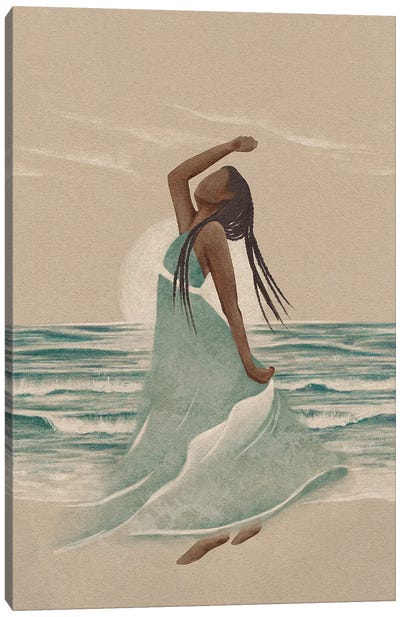 Waves Canvas Art Print - Helina Ekanem