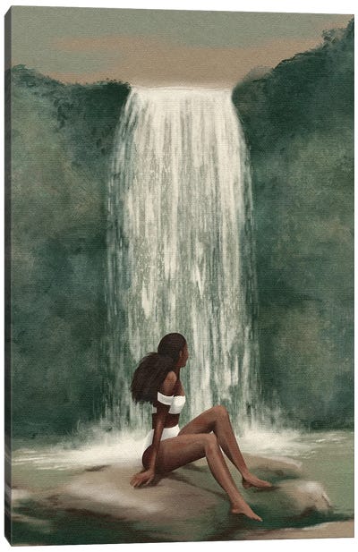 Paradise Canvas Art Print - Waterfall Art