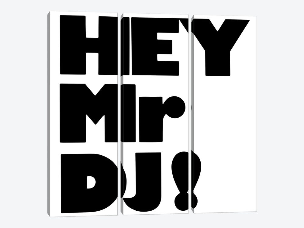 Hey Mr Dj! by Hemingway Design 3-piece Canvas Wall Art