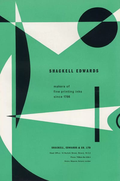 Minimalist Posters: Abstract Shapes by Hemingway Design