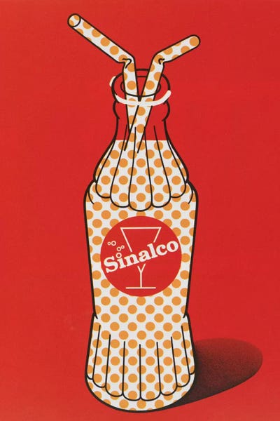 Bottled by Hemingway Design metal wall art