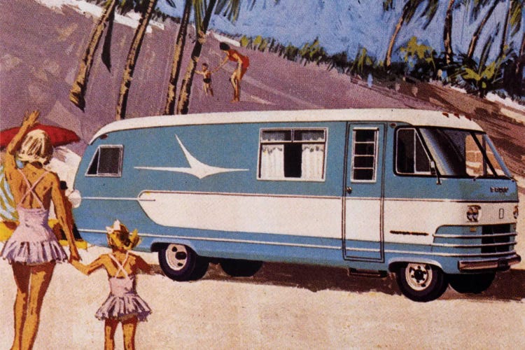 Campervan Craving by Hemingway Design wall art