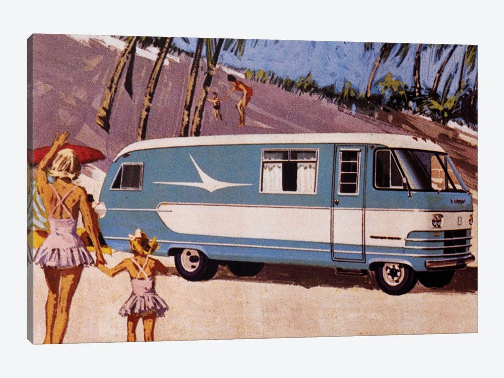 Campervan Craving by Hemingway Design 1-piece Canvas Print