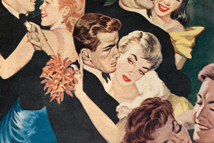 Dancing With A Flower by Hemingway Design wall art