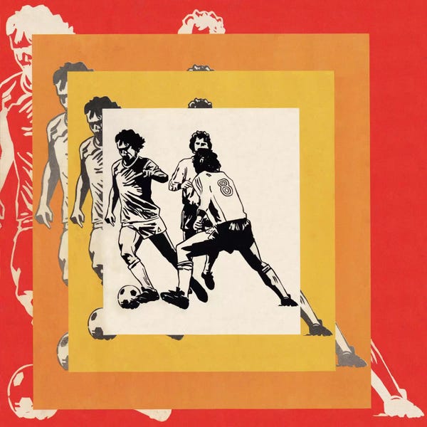 Kids Sports Art: Futbol Graphics by Hemingway Design