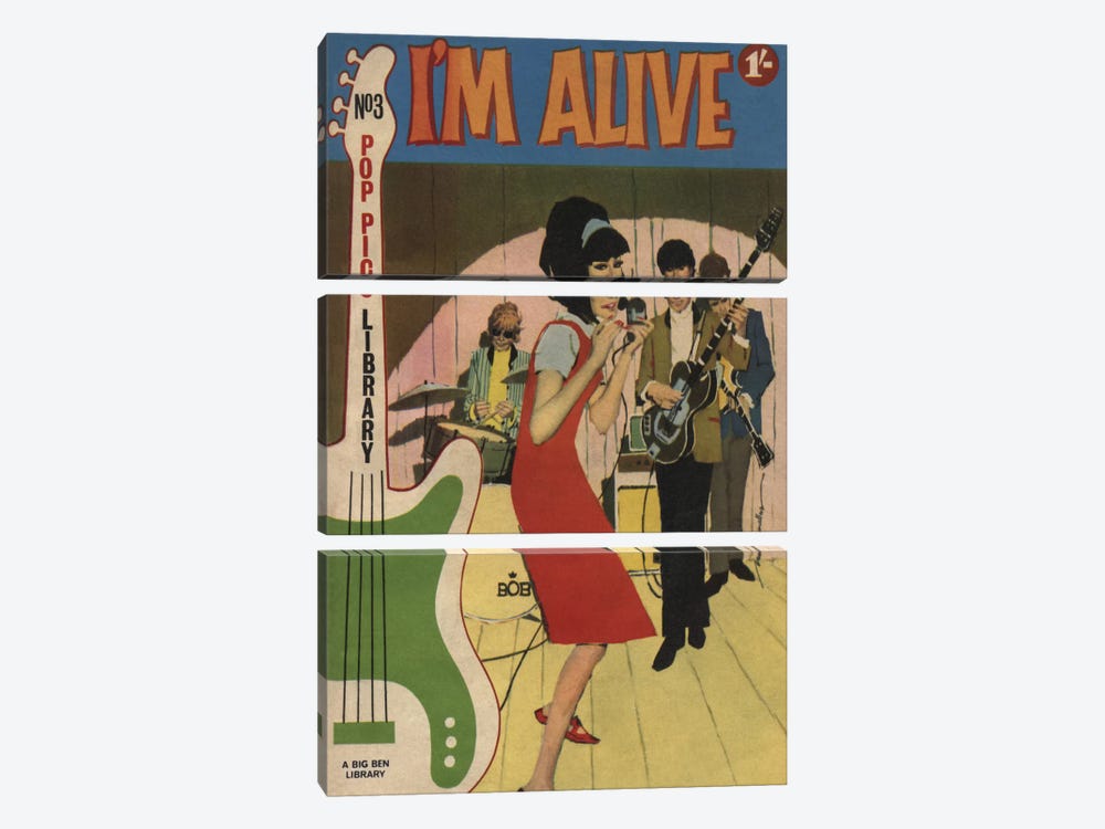 I'm Alive by Hemingway Design 3-piece Canvas Art Print