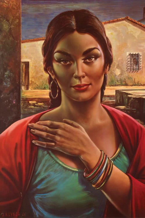 Lalinda The Gipsy Seller by Hemingway Design wall art