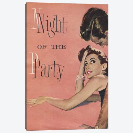 Night Of The Party Canvas Print #HEM60} by Hemingway Design Canvas Print