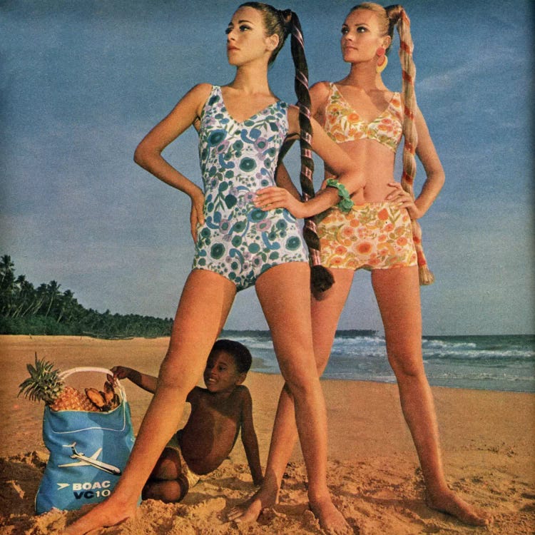 Posing Ladies by Hemingway Design wall art