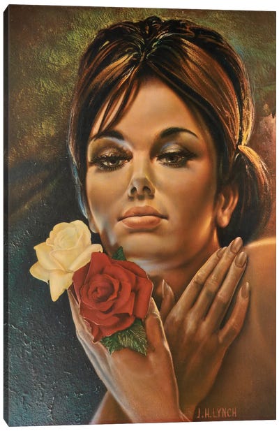 Roses Like Roses Canvas Art Print - Hemingway Design