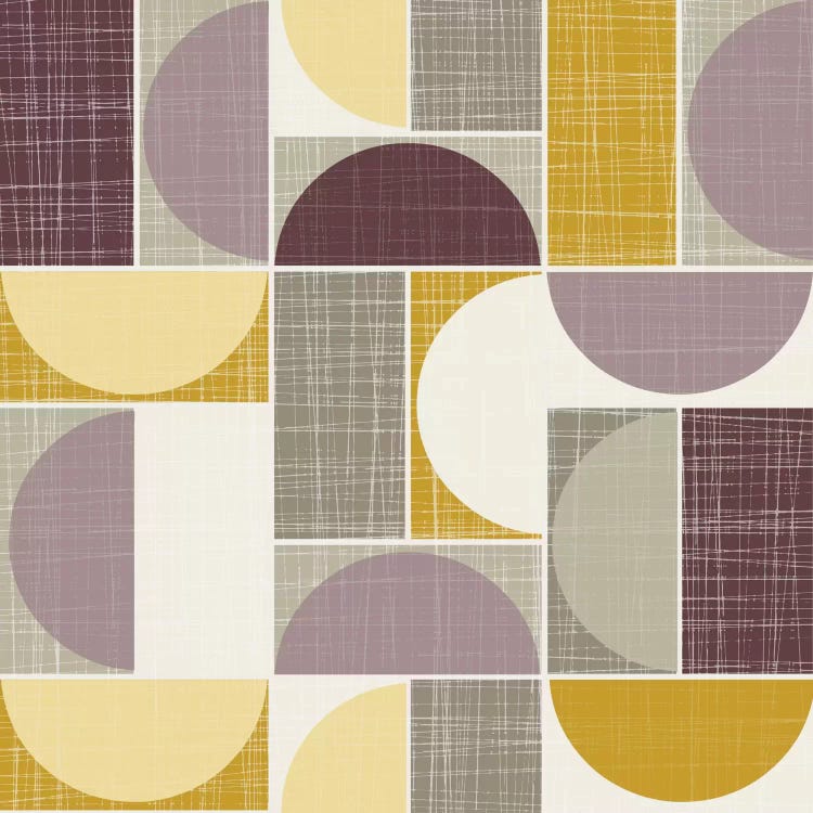 Semi-Circles I by Hemingway Design canvas print