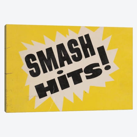 Smash Hits Canvas Print #HEM74} by Hemingway Design Art Print