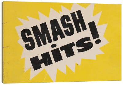 Smash Hits Canvas Art Print - Hemingway Design