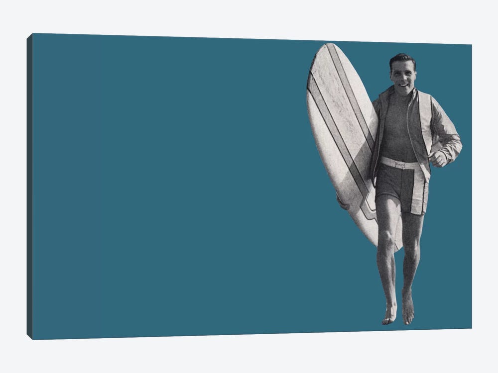 Surfer Dude by Hemingway Design 1-piece Canvas Wall Art