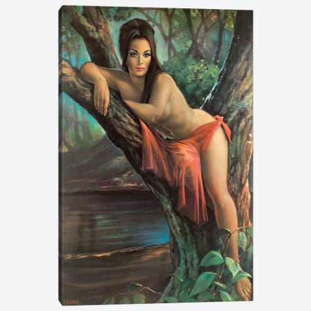 Woodland Goddess Canvas Print #HEM88} by Hemingway Design Canvas Art Print